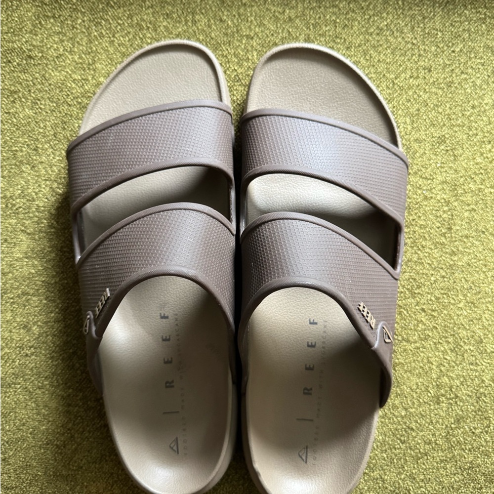 Reef Brown Slide Sandals